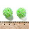 Acrylic Rhinestone Ball Beads OACR-A035-01K-3
