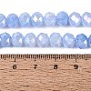 Electroplate Crackle Imitation Jade Glass Beads Strands LS-EGLA-Q131-02C-01-4