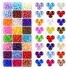 216g 24 Style Transparent Acrylic Beads MACR-SZ0001-59-1