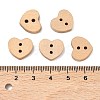 Lovely 2-hole Basic Sewing Button in Heart Shape NNA0Z9E-4