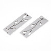 Non-Tarnish 201 Stainless Steel Pendants STAS-N090-JN820-1-2