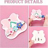 Paper Hair Clip Display Cards DIY-WH0199-79-5