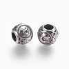 316 Surgical Stainless Steel European Beads STAS-P212-18P-04-1