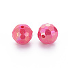 Opaque Acrylic Beads TACR-S154-10F-02-4
