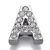 Alloy Slide Charms RB-F034-01-P-RS-3