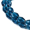 Transparent Glass Beads Strands EGLA-N013-T8mm-D25-3