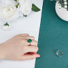 2Pcs Adjustable Brass Finger Rings Components FIND-GO0002-77A-4