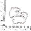 Zinc Alloy Open Back Bezel Pendants PALLOY-D580-05P-J-3