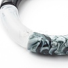 Chunky Curved Tube Beads Stretch Bracelet BJEW-JB06681-4