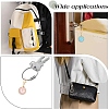 12Pcs 4 Style Alloy Enamel Clock Pendant Decorations HJEW-YW00259-6