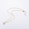 304 Stainless Steel Chain Necklaces NJEW-O108-34G-1