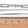Non-Tarnish 304 Stainless Steel Chain Necklaces NJEW-JN02767-5