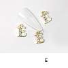 Alloy Rhinestone Cabochons MRMJ-T056-93G-E-1