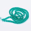 Spray Painted Crackle Glass Beads Strands CCG-Q001-10mm-15-2