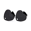 304 Stainless Steel Stud Earring Findings Ion Plating(IP) STAS-I183-08B-EB-2