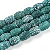 Natural Weathered Agate Beads Strands G-N344-42C-2