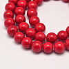 Natural Mashan Jade Beads Strands G-H1626-8MM-33-2