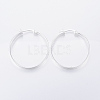 304 Stainless Steel Hoop Earrings EJEW-H328-03-1