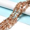 Natural Sunstone Chip Beads Strands X-G-M205-15A-2