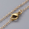 Single Pearl Pendant Necklaces NJEW-JN02710-03-3