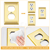ABS Plastic Receptacle Outlet Wall Plate AJEW-WH0410-464A-01-3