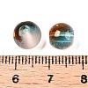 Frosted Baking Painted Glass Beads DGLA-N005-8mm-10-4