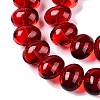 Transparent Electroplate Glass Beads Strands EGLA-N012-06A-3
