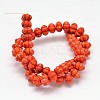 Dyed Synthetic Turquoise Bead Strands G-M148-02-C-2