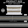 2 Yards 9-Row Glass Seed Beaded Lace Trim OCOR-FG0002-60B-2