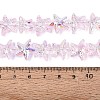 Electroplate Transparent Glass Beads Strands EGLA-Q136-01A-10-4