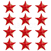 12Pcs Star Alloy Lapel Pin Backs for Backpack Clothes JEWB-FH0003-07B-1