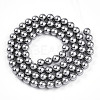 Baking Paint Pearlized Glass Pearl Bead Strands HY-N002-5mm-A01-3