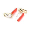 Alloy Stud Earring Findings EJEW-J102-06G-2