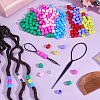 560Pcs 8 Colors Plastic Beads KY-PH0002-31-3