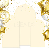 3Pcs 3 Styles Polyester Wedding Arch Cover Cloth FEPA-CN0001-01B-7