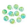 Transparent Crackle Acrylic Beads CACR-N002-06A-3