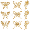 20Pcs 3 Styles Zinc Alloy Open Back Bezel Pendants FIND-SP0005-70-1