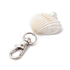 Angel Alloy & Natural Shell Pendant Decorations HJEW-JM02016-04-4
