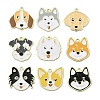 Alloy Enamel Pendants FIND-I064-04G-03-1