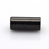 304 Stainless Steel Smooth Surface Magnetic Clasps with Glue-in Ends Fit 6mm Cords STAS-O042-C-15-2