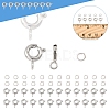 Brass Spring Ring Clasps KK-FS0001-50P-5