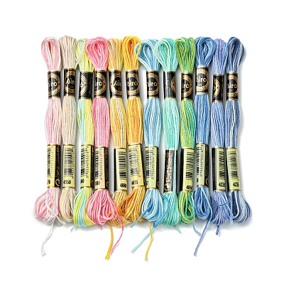6-Ply Polyester Embroidery Floss OCOR-FZ0001-01J-1