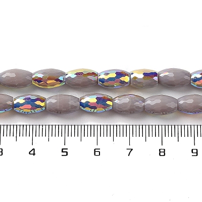 AB Color Plated Electroplate Beads Strands X-EGLA-H104-03D-1