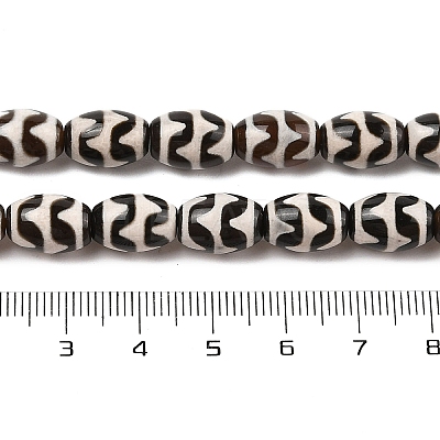 Tibetan Style dZi Agate Beads Strands G-N344-02C-1