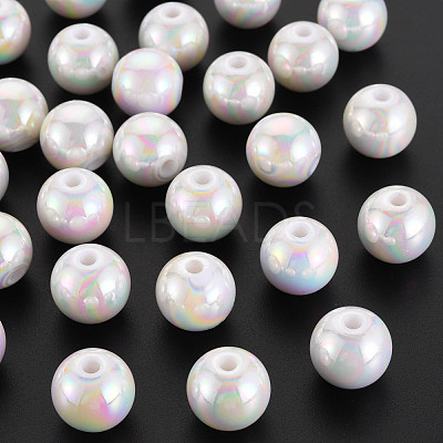 Opaque Acrylic Beads MACR-S370-14mm-01-1