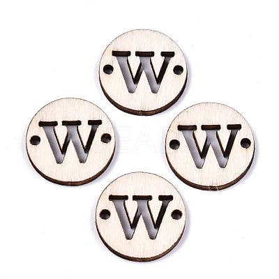 Unfinished Natural Poplar Wood Links Connectors WOOD-S045-140A-01W-1