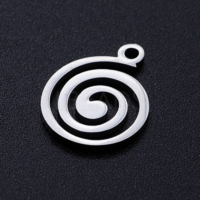 Tarnish Resistant 201 Stainless Steel Filigree Charms STAS-T049-T664-1-1