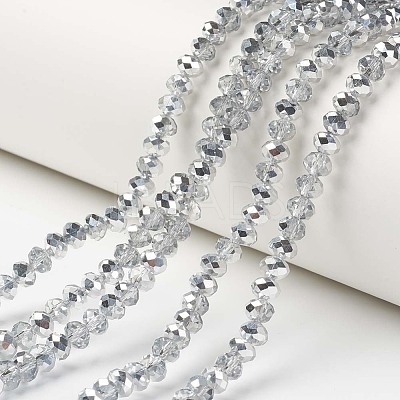 Electroplate Transparent Glass Beads Strands LS-EGLA-A034-T8mm-M16-1