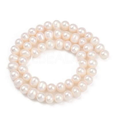 Natural Cultured Freshwater Pearl Beads Strands PEAR-I007-07Y-03A-1