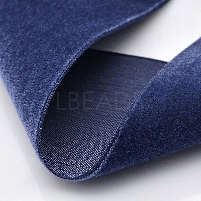 Polyester Velvet Ribbon for Gift Packing and Festival Decoration SRIB-M001-23mm-370-1